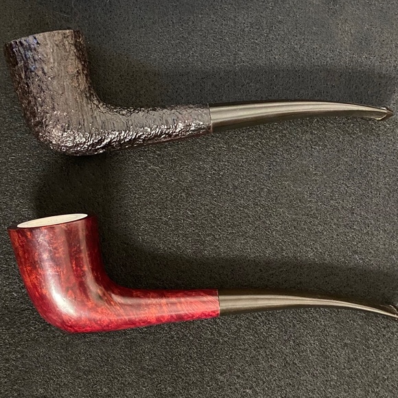 ✅ 2 Rare Amboseli Block Meerschaum Pipes – Vintage African from Arusha, Tanzania - Picture 1 of 5